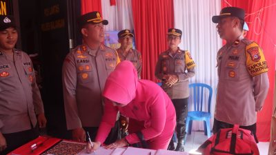 Kapolres Cek Pospam Mudik di Balangan