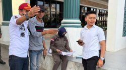 Satpol PP Tertibkan Gerobak Mainan di Paringin