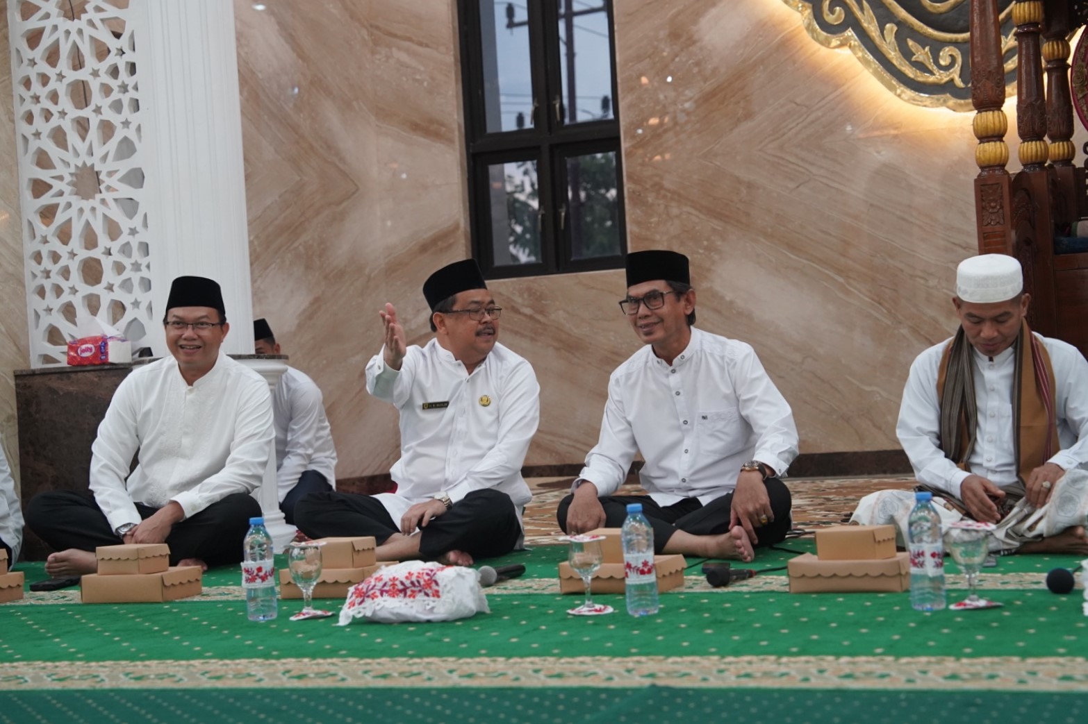 Kegiatan Safari Ramadan Pemprov Kalsel di Masjid Agung As-Sa’adah Balangan.