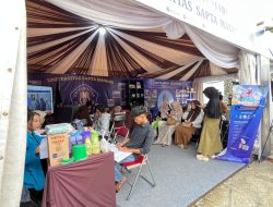 Tak Hanya Pendaftaran Kuliah, Stand Univsm di Balangan Expo 2026 Tarik Perhatian Warga Lewat Cek Gizi Gratis
