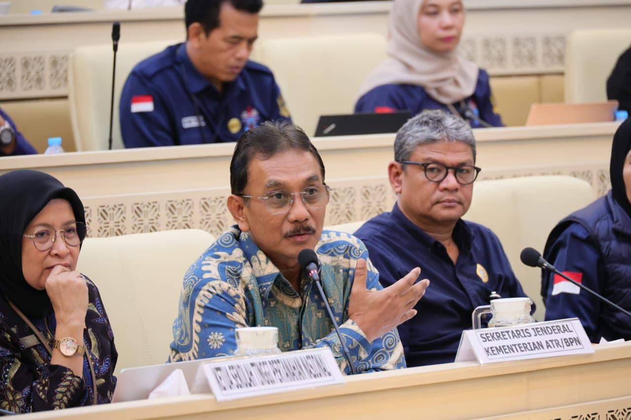 Rapat ATR/BPN bersama DPR bahas transformasi STPN.