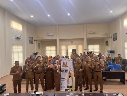 Diskopukmnaker Balangan Gelar Rapat Pemenuhan Bukti Dukung SPIP
