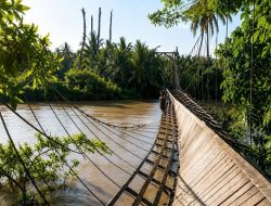 PUPRPerkim Lakukan Survei Jembatan Hujan Mas