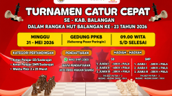 KONI Balangan Gelar Turnamen Catur Cepat Pelajar