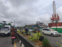 Dinas Pertanahan dan Lingkungan Hidup Percantik Kawasan Kota Paringin