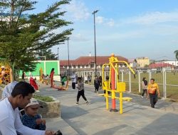 Kepala Bapperida Balangan Apresiasi Ramainya Aktivitas Olahraga di Lapangan Martasura