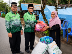PGMI Balangan Salurkan Donasi Korban Kebakaran
