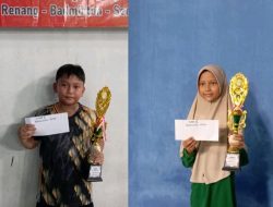 Sabet Juara O2SN, Siswa SDIT Darul Fikri Harumkan Nama Sekolah di Cabang Bulutangkis
