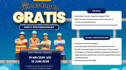 PTAMSB Buka Pendaftaran 1.000 Sambungan Air Gratis