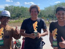 Bagagap Ma Iwak Desa Panggung Berlangsung Meriah, Sayuti Raih Juara Pertama