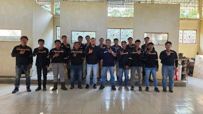 BLK Balangan Gelar Pelatihan Plat Welder SMAW 4G Bersertifikat UJK