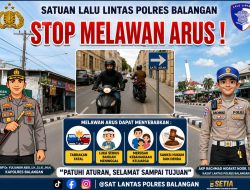 Stop Melawan Arus, Satlantas Balangan Utamakan Keselamatan Berkendara