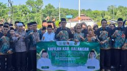Wabup Balangan Berangkatkan 130 Kafilah MTQ Menuju Barito Kuala