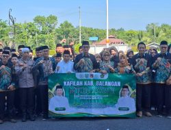 Wabup Balangan Berangkatkan 130 Kafilah MTQ Menuju Barito Kuala