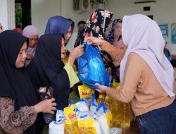 Warga Desa Mihu Antusias Manfaatkan Pasar Murah Disperindag Balangan