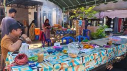 Semangat Kebersamaan Warga Baruh Penyambaran Gelar Warung Amal Pembangunan Masjid