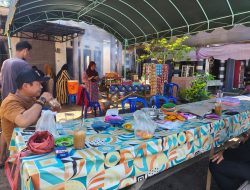 Semangat Kebersamaan Warga Baruh Penyambaran Gelar Warung Amal Pembangunan Masjid