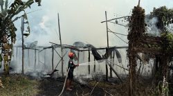 Dalam Tiga Jam Relawan Damkar Sigap Padamkan Dua Kebakaran