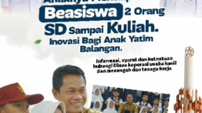 Pemkab Balangan Berikan Beasiswa Anak Yatim Peserta BPJS, Ini Syarat Lengkapnya