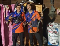 TRC BPBD Balangan Berhasil Amankan Ular Ptyas Pusca di Halong