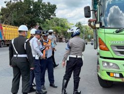 Dishub dan Polres Balangan Gelar Operasi Penegakan LLAJ