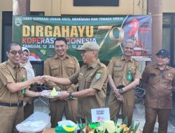 Hari Koperasi Indonesia Ke-79 Diperingati DKUKMTK Balangan Dengan Syukuran