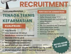 RSUD Datu Kandang Haji Balangan Buka Rekrutmen Tenaga Teknis Kefarmasian