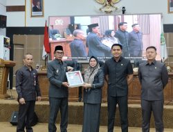 DPRD Balangan Terima Penyampaian Rancangan KUA PPAS APBD 2027
