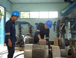 PTAM Sanggam Balangan Perbaiki Pompa Intake Demi Pulihkan Distribusi Air
