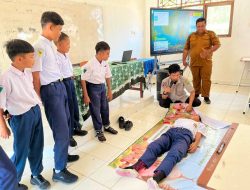 BPBD Balangan Isi Edukasi Kebencanaan di MPLS Dua Sekolah