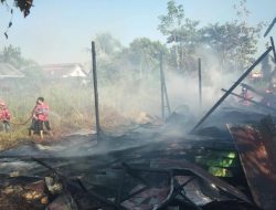 Kebakaran Hanguskan Satu Buah Rumah Kosong di Paringin Kota