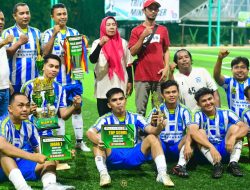 PDAM Balangan Juara Mini Soccer Bupati Cup 2026, Raih Top Score dan pemain terbaik