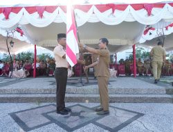Sekda Balangan Lepas Kontingen Pramuka Balangan Menuju Jambore Nasional