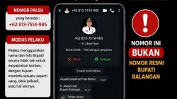Waspada Penipuan Mengatasnamakan Bupati Balangan
