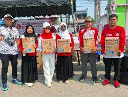 Semarak HUT ke-81 RI, PGRI Batu Mandi Pererat Kekompakan Lewat Jalan Santai