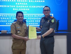 Kejari Balangan Berikan Legal Opinion Pengadaan Tanah Desa