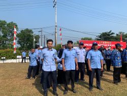 Pegawai PT Air Minum Sanggam Balangan Hadiri Upacara HUT ke-81 RI