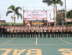Kapolres Balangan Pimpin Upacara Peringatan Hari Juang Polri
