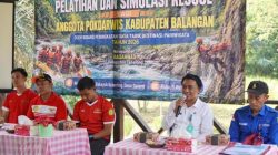 Disporapar Balangan Bekali Pokdarwis Kemampuan Dasar Penyelamatan Wisatawan