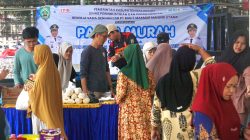 Pasar Murah Ke-54 Disperindag Balangan Disambut Antusias Warga Lamida