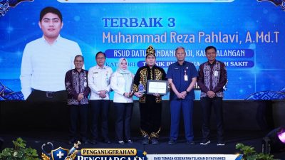 Inovasi SIMALKES Antar Elektromedis RSUD Datu Kandang Haji Bawa Reza Raih Juara III Provinsi