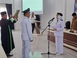 Camat Tebing Tinggi Lantik Riduansyah sebagai Kepala Desa Ju’uh PAW