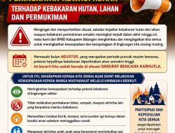 Karhutla Meningkat, BPBD Keluarkan Imbauan