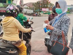 IBI Balangan Bagikan 1.000 Masker Gratis Cegah ISPA