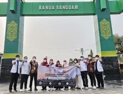Kabut Asap Makin Pekat, IDI Balangan Bagikan 1.000 Masker Gratis
