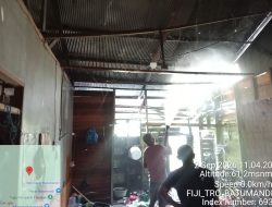 Kebakaran Rumah di Batumandi, Sebagian Bangunan Mengalami Kerusakan