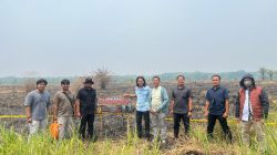 Polres Balangan Selidiki Dua TKP Karhutla, Police Line Terpasang