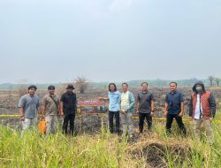 Polres Balangan Selidiki Dua TKP Karhutla, Police Line Terpasang