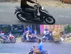 CCTV Warga Telusuri Jejak Dua Orang Diduga Terlibat Pencurian Motor di Papuyuan