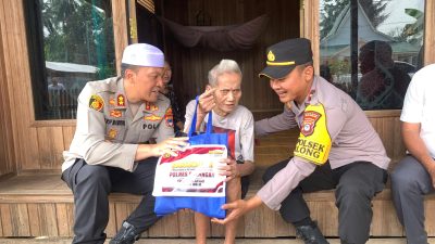 Program Barakallah, Polres Balangan Hadir Berbagi dan Layanan Kesehatan Untuk Warga Mantuyan